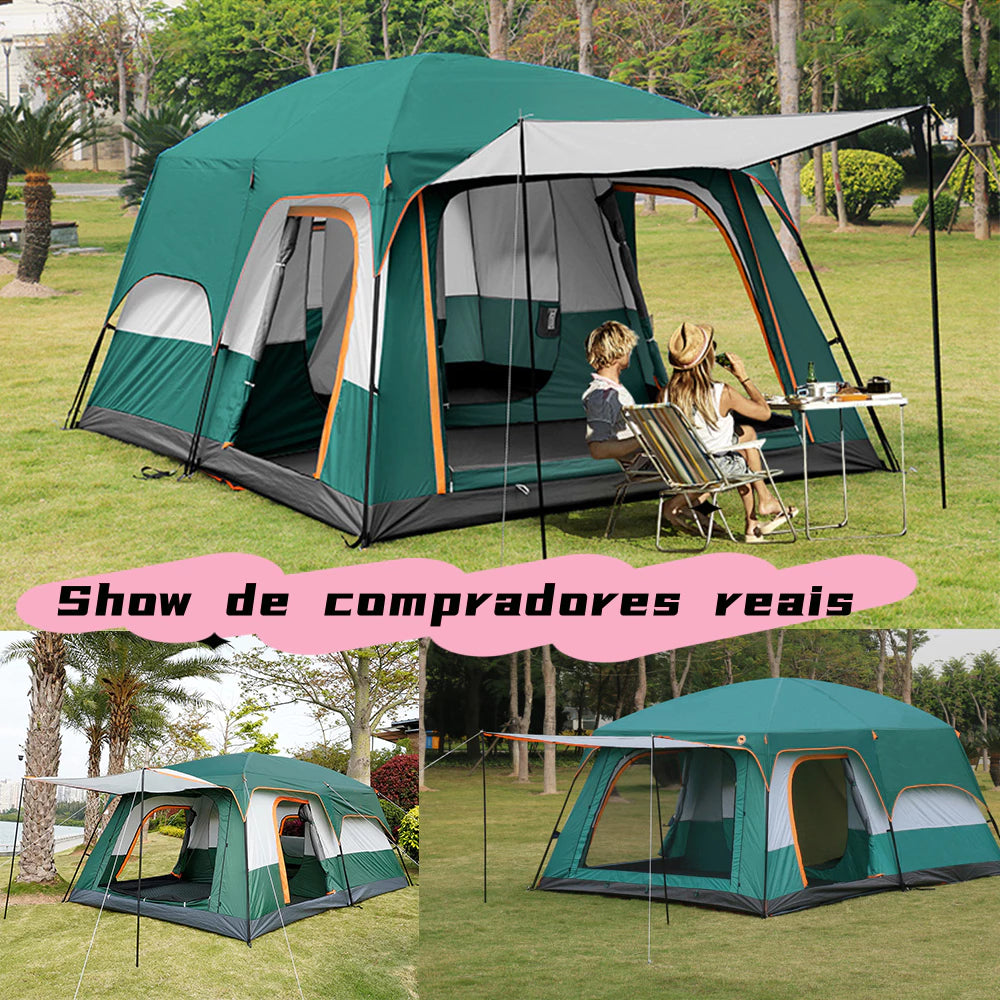 Barraca Camping Acampamento (10-16 Pessoas) Grande Varanda