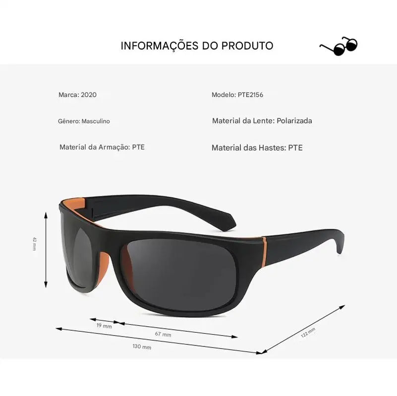 Óculos Polarizado EyeWear 2020 Flexível Esportivo para Pesca Proteção UV400