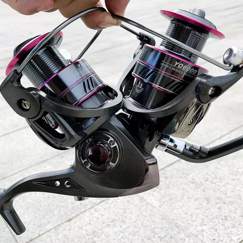 Conjunto Molinete Resistente + Vara de Pesca Retrátil 1.80 à 3.60m Fibra de Carbono