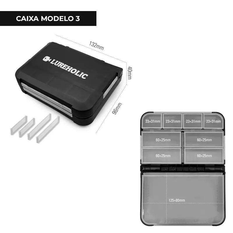 Mini Caixa Porta-Anzóis