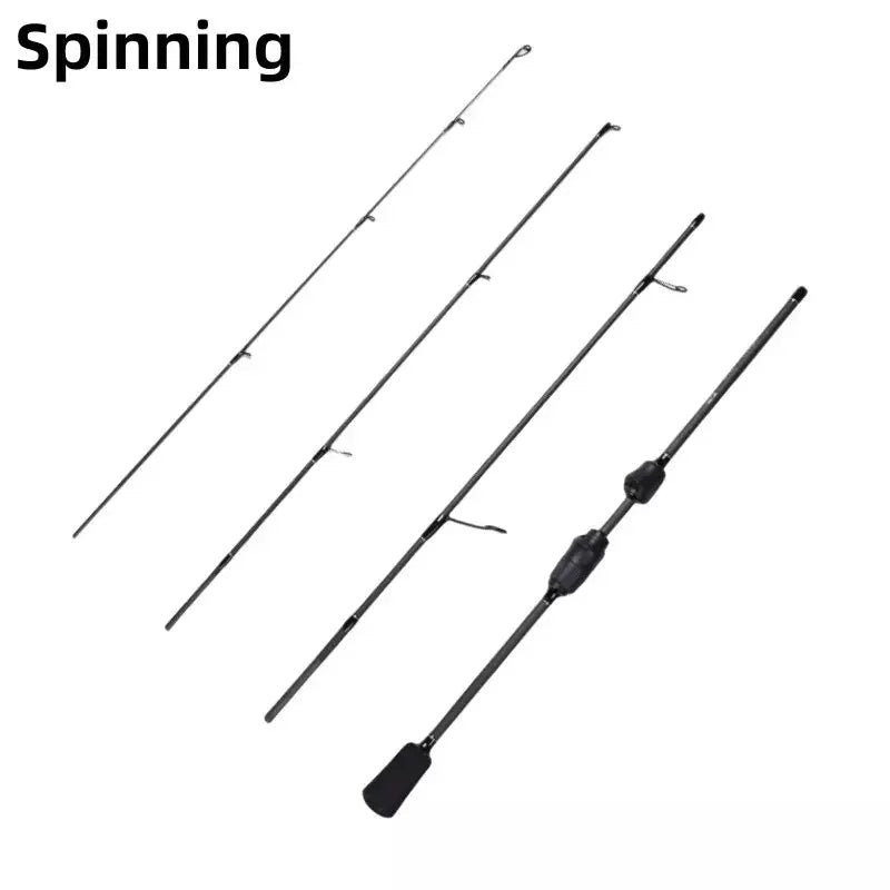 Vara de Pesca BFS Ultra-light Mavllos Carbono Ação Rápida 1.80m - isca 0.8-7g, linha 2-6LBs