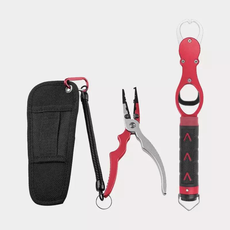Alicates (Funcional e Grip 16kg) Linnhue de Pesca em Alumínio