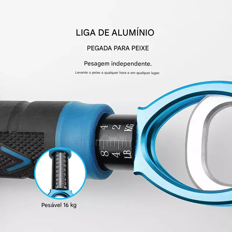 Alicates (Funcional e Grip 16kg) Linnhue de Pesca em Alumínio