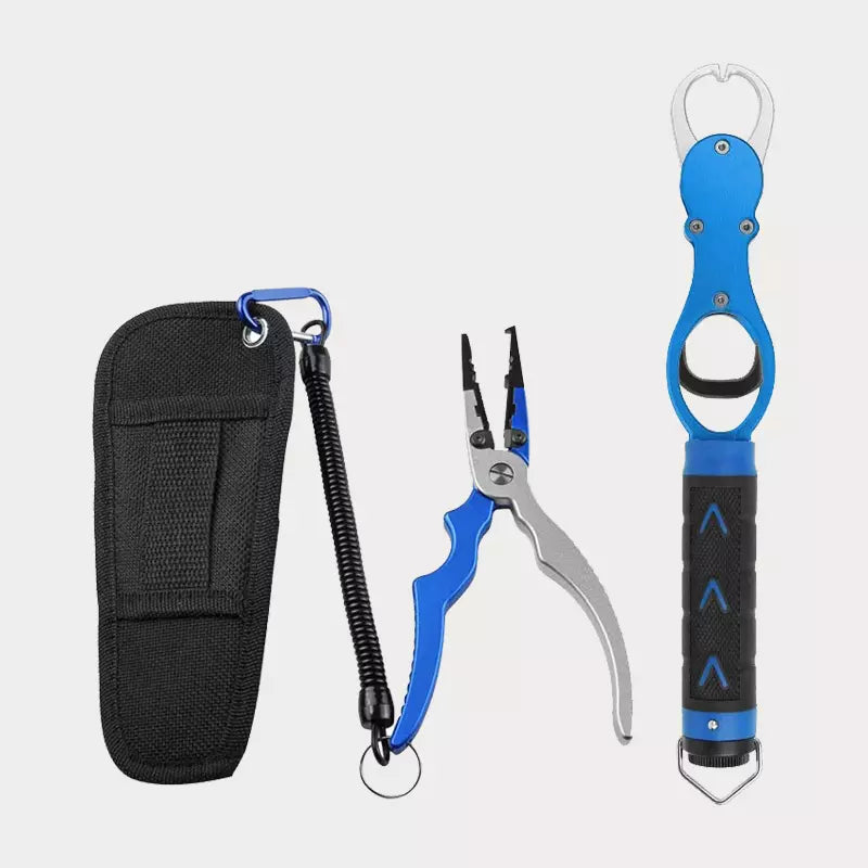 Alicates (Funcional e Grip 16kg) Linnhue de Pesca em Alumínio