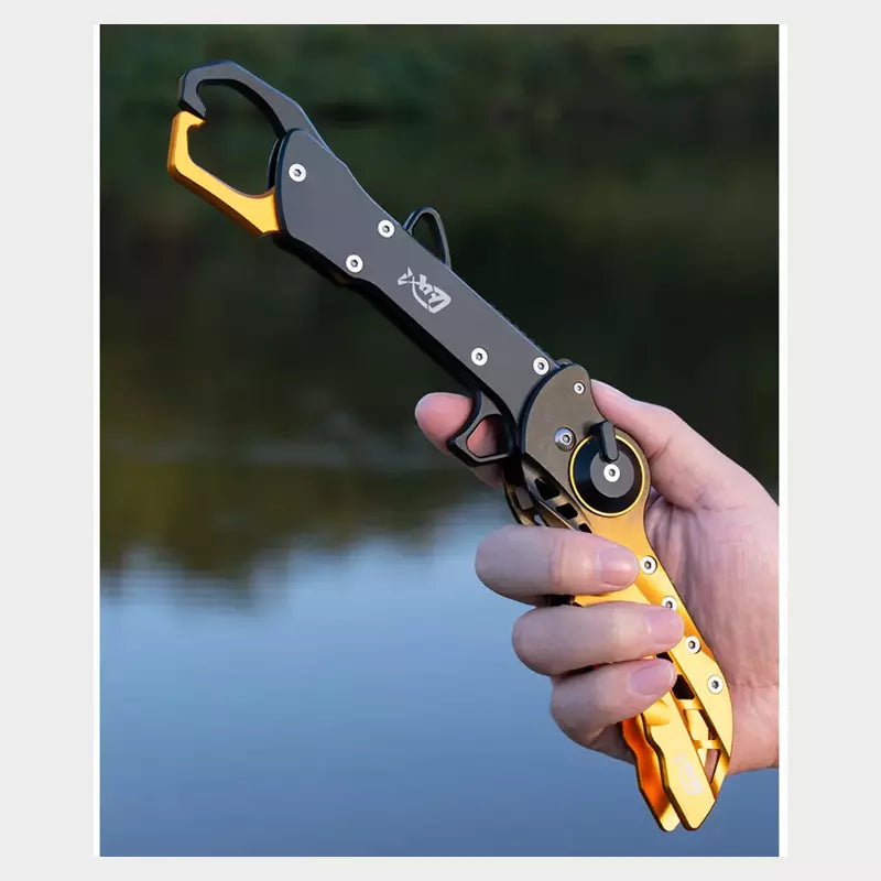 Alicates de Pesca Linnhue (Multifuncional e Grip Dobrável - Tipo Gancho) em Alumínio