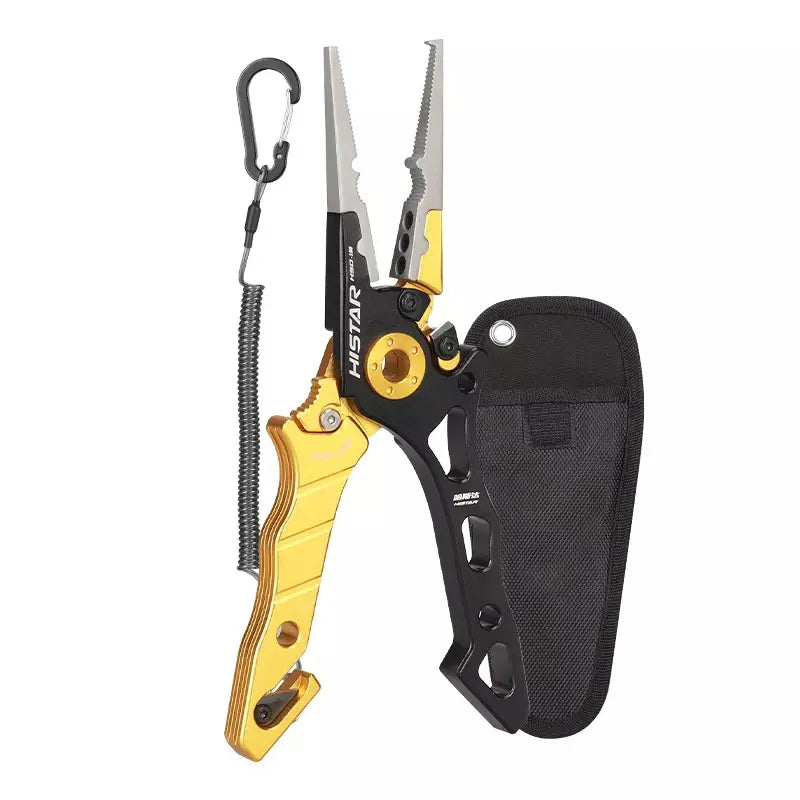 Alicate de Pesca Grip Histar Anti Corrosão Aeronáutico Alumínio Aço Inoxidável com Balança
