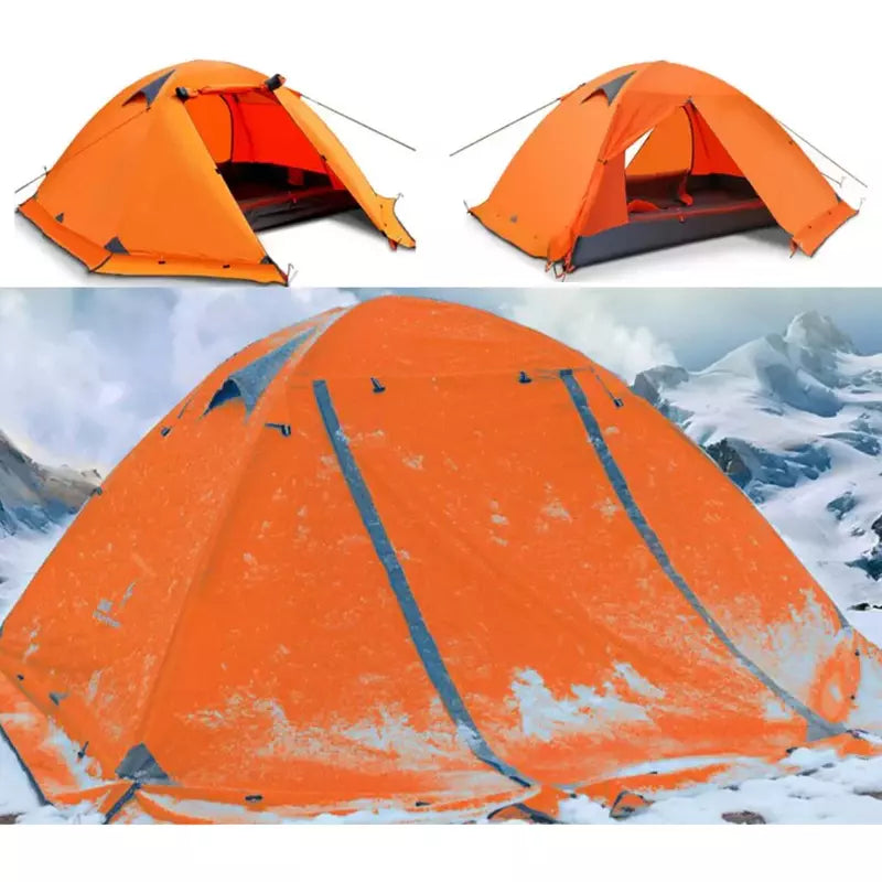 Barraca de Camping JOYFOX para 4 Pessoas – Impermeável e Profissional para Trekking e Montanha