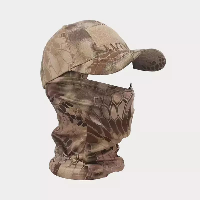 Conjunto Boné + Balaclava Tática
