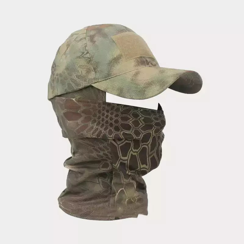 Conjunto Boné + Balaclava Tática