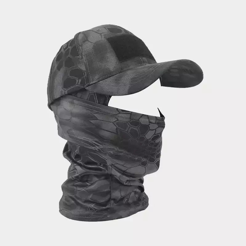 Conjunto Boné + Balaclava Tática