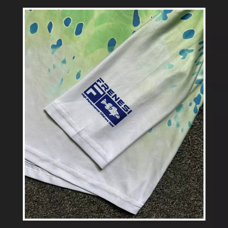 Camisa de Pesca Proteção Solar UPF50 com Balaclava e Capuz Várias Estampas