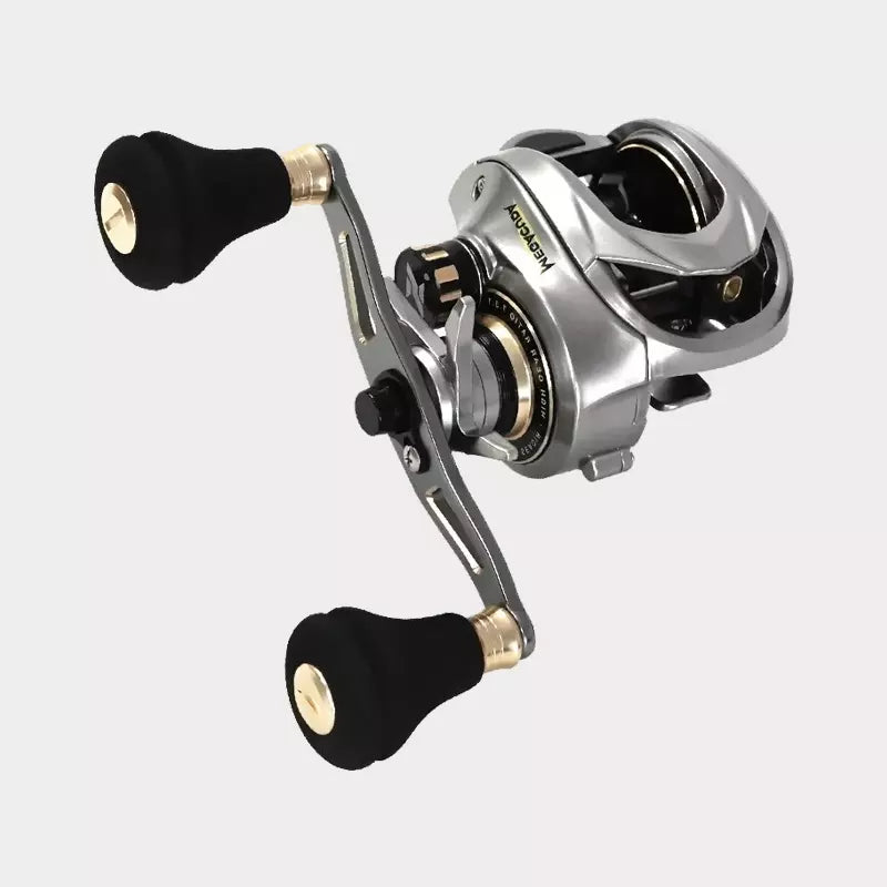 Carretilha Seasir Megacuda, Recolhimento 6.5:1, 225g Peso, 15kg Arrasto