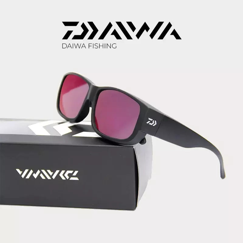 Daiwa Óculos de Sol Polarizado de Pesca Esportiva Proteção UV Anti-Luz