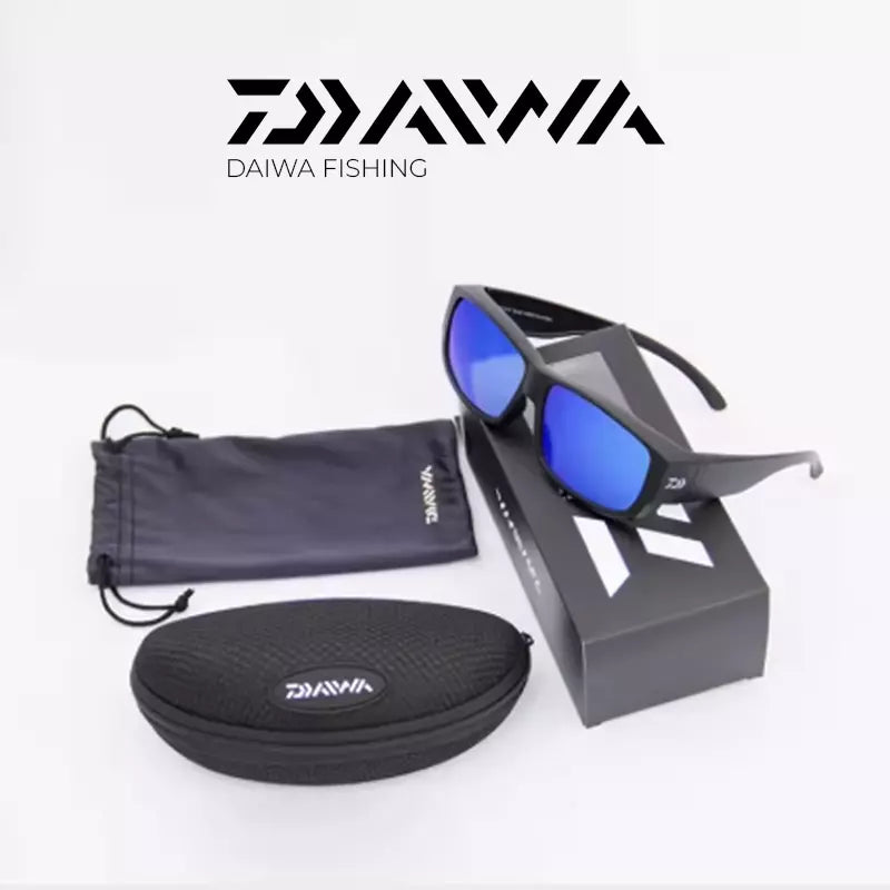 Daiwa Óculos de Sol Polarizado de Pesca Esportiva Proteção UV Anti-Luz