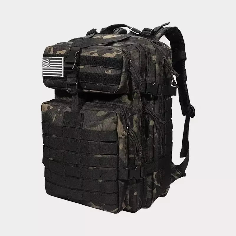 Mochila Tática Esportiva Nylon Impermeável para Trekking, Pesca e Caça