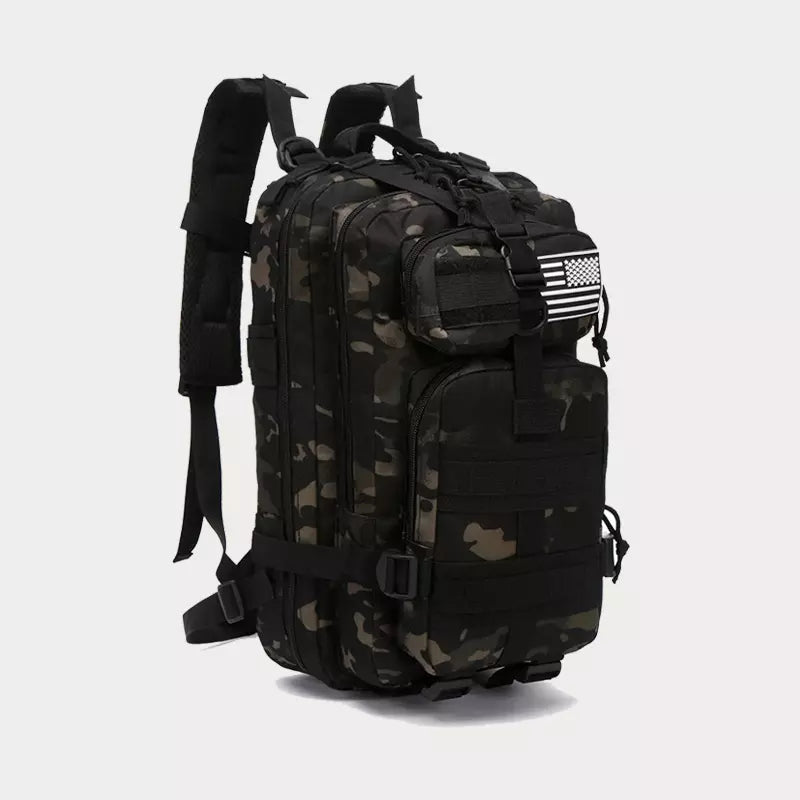 Mochila Tática Esportiva Nylon Impermeável para Trekking, Pesca e Caça