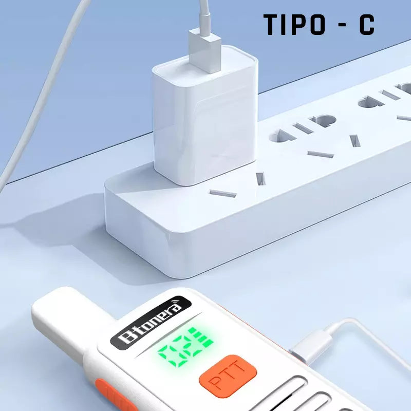 Kit Rádio Comunicador Btonera T1 Mini Longa Distância 3km Para Aventuras