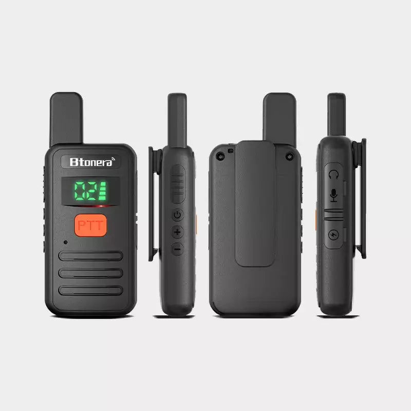 Kit Rádio Comunicador Btonera T1 Mini Longa Distância 3km Para Aventuras