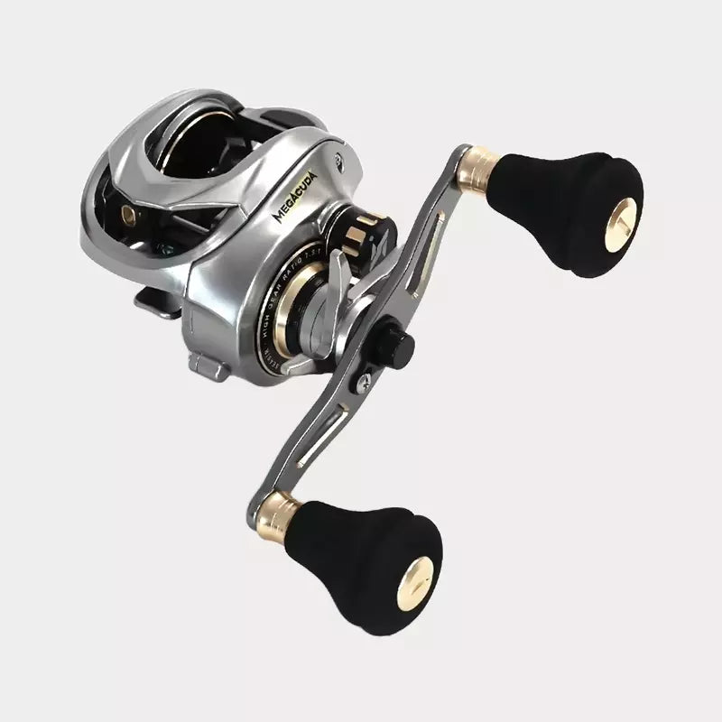 Carretilha Seasir Megacuda, Recolhimento 6.5:1, 225g Peso, 15kg Arrasto