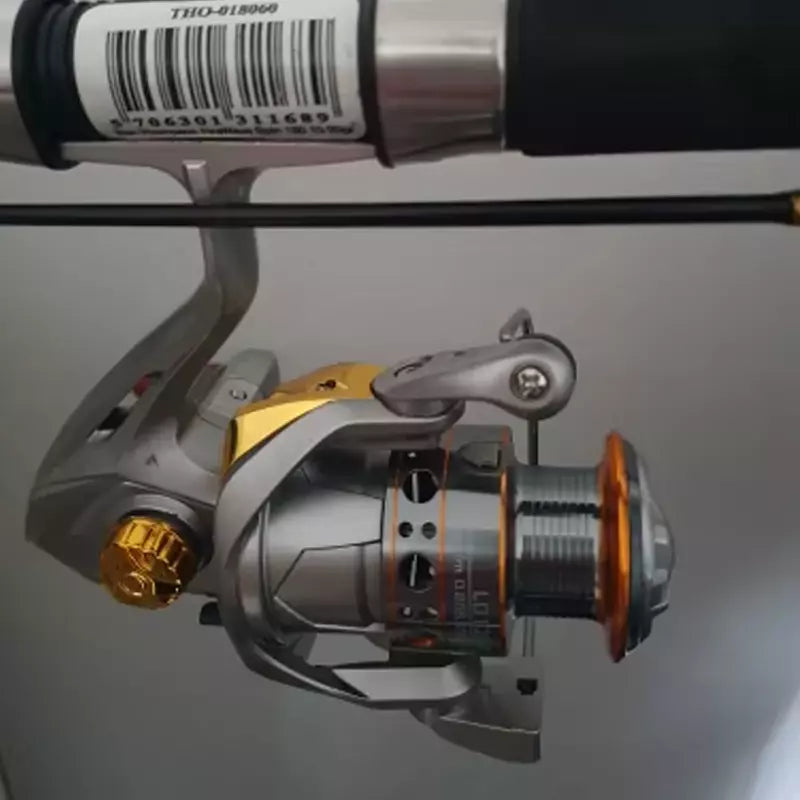 Molinete Rooblinos LD7000, Recolhimento 5.2:1, 338g Peso, 10kg Arrasto