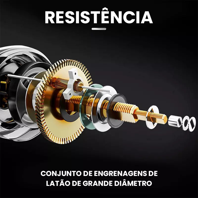 Carretilha Johncoo Yocota Seiko VT73R, Recolhimento 7.3:1, 215g Peso, 8kg Arrasto