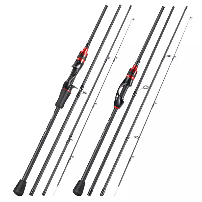 Vara de Pesca SougAyiLang Fishing Rod Carbono Ação Rápida 2.1mt 104g 6LB