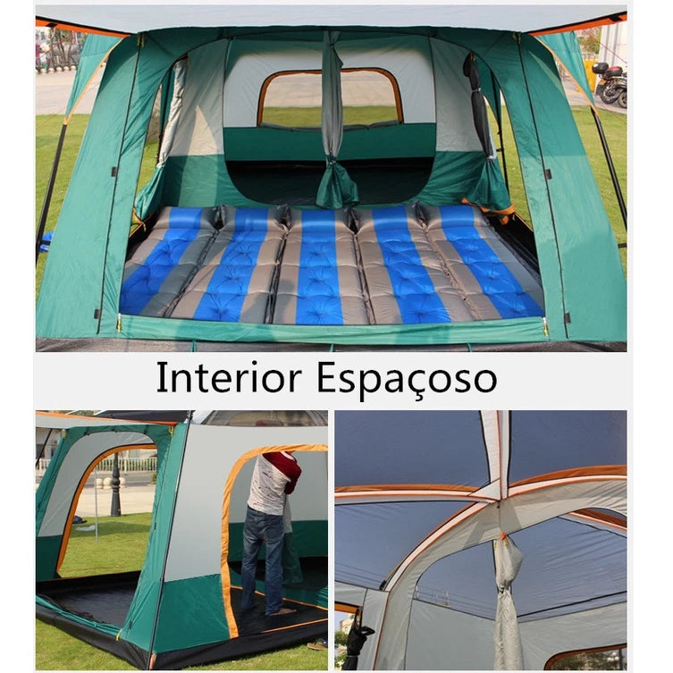 Barraca Camping Acampamento (10-16 Pessoas) Grande Varanda