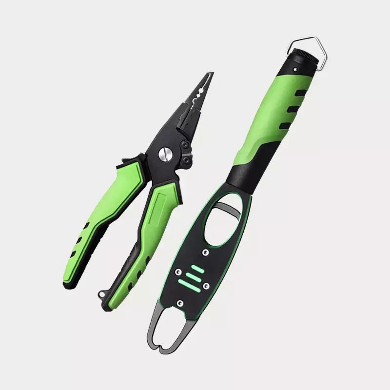 Alicate de Pesca Contenção Grip Alloy Fish Pega Peixe Resistente C/ Balança 15kg