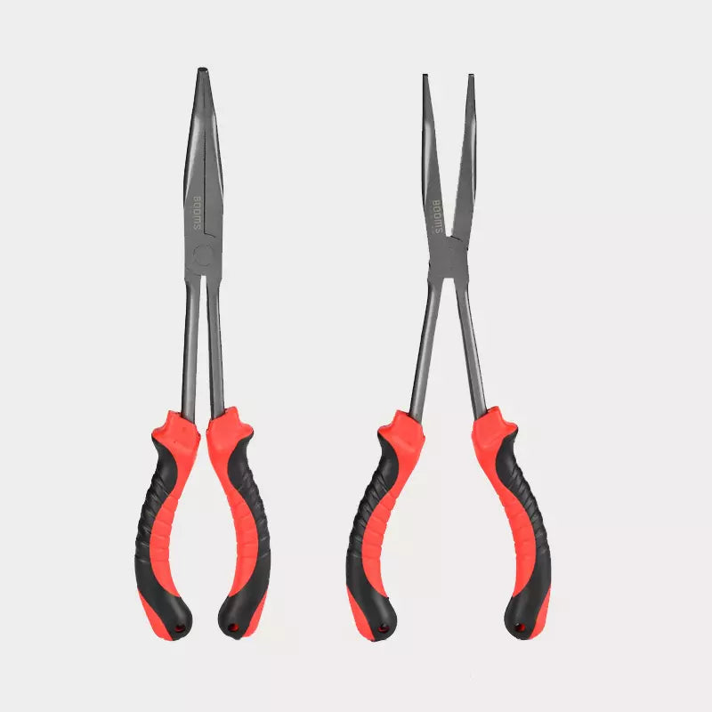 Alicate Bico Longo 28cm Removedor de Iscas para Pescadores