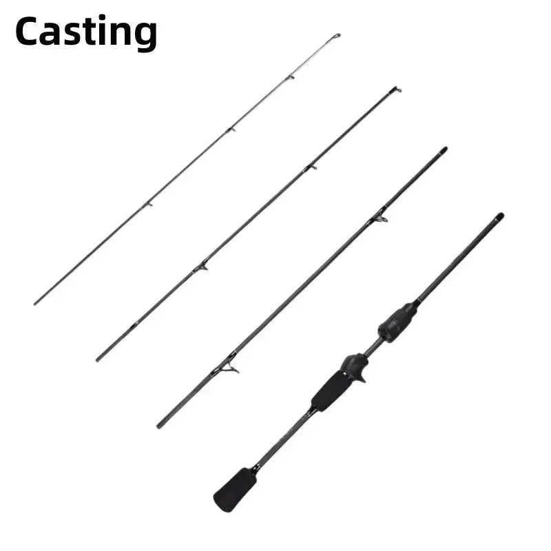 Vara de Pesca BFS Ultra-light Mavllos Carbono Ação Rápida 1.80m - isca 0.8-7g, linha 2-6LBs
