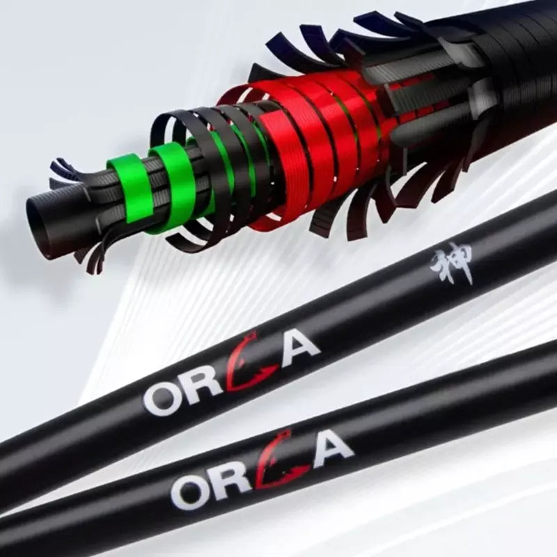 Vara de Pesca Mavllos Ocka Portátil 12LB, 1.80 à 2.10m - isca 5-20g 4 repartições