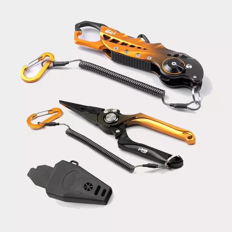 Alicates de Pesca Linnhue (Multifuncional e Grip Dobrável - Tipo Gancho) em Alumínio