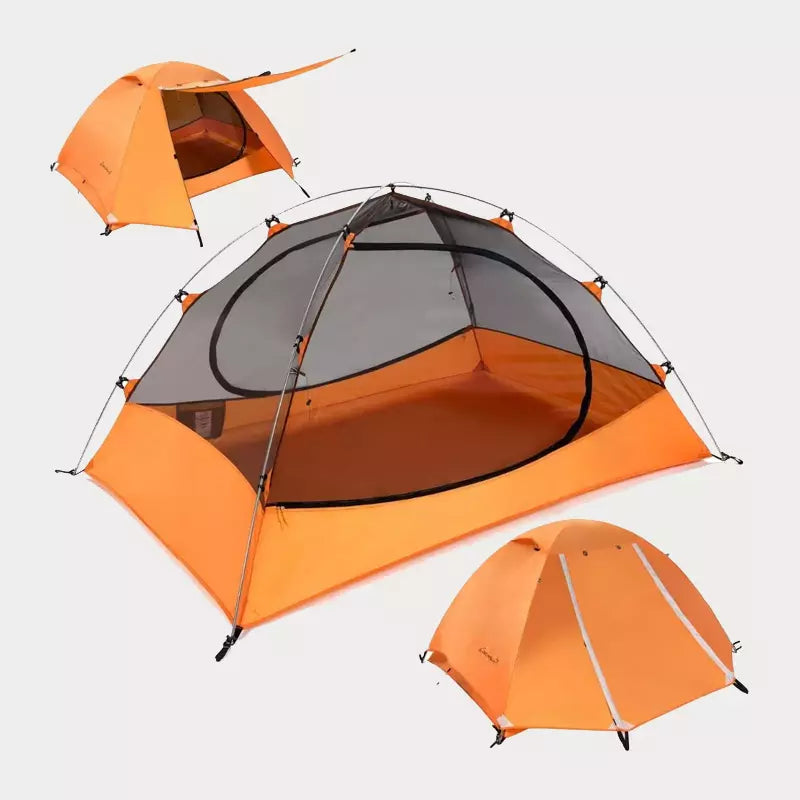 Barraca de Camping JOYFOX para 4 Pessoas – Impermeável e Profissional para Trekking e Montanha