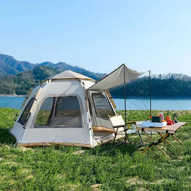 Barraca de Camping Automática JOYFOX para 5 a 8 Pessoas – Prática e Confortável