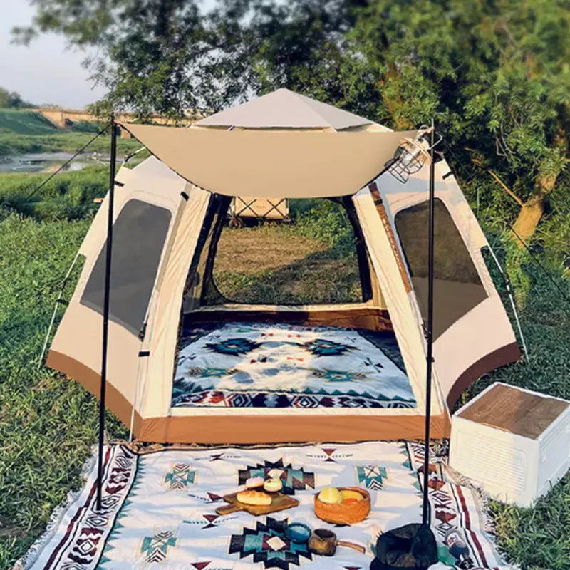 Barraca de Camping Automática JOYFOX para 5 a 8 Pessoas – Prática e Confortável
