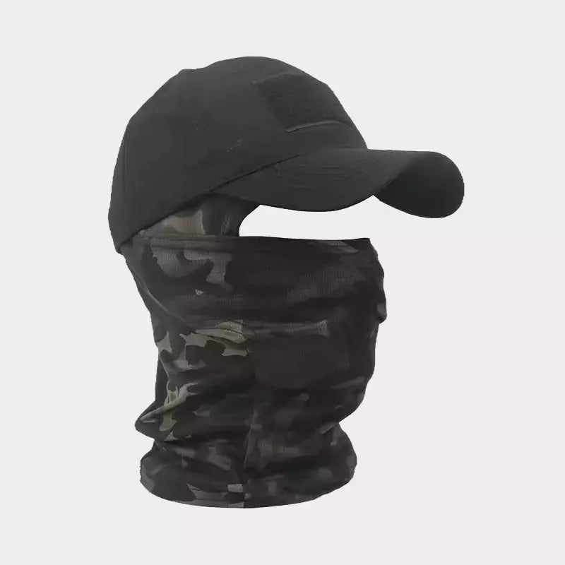 Conjunto Boné + Balaclava Tática