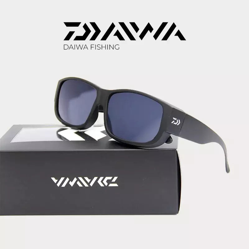 Daiwa Óculos de Sol Polarizado de Pesca Esportiva Proteção UV Anti-Luz