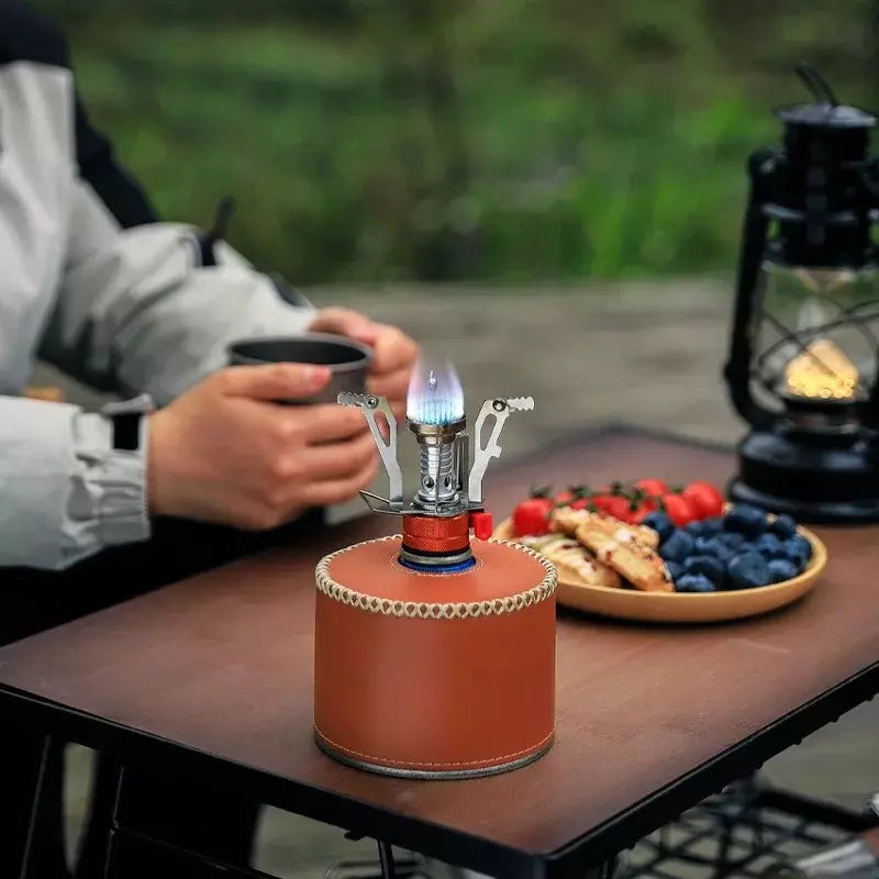 Mini Fogão Portátil Dobrável Ultra Leve