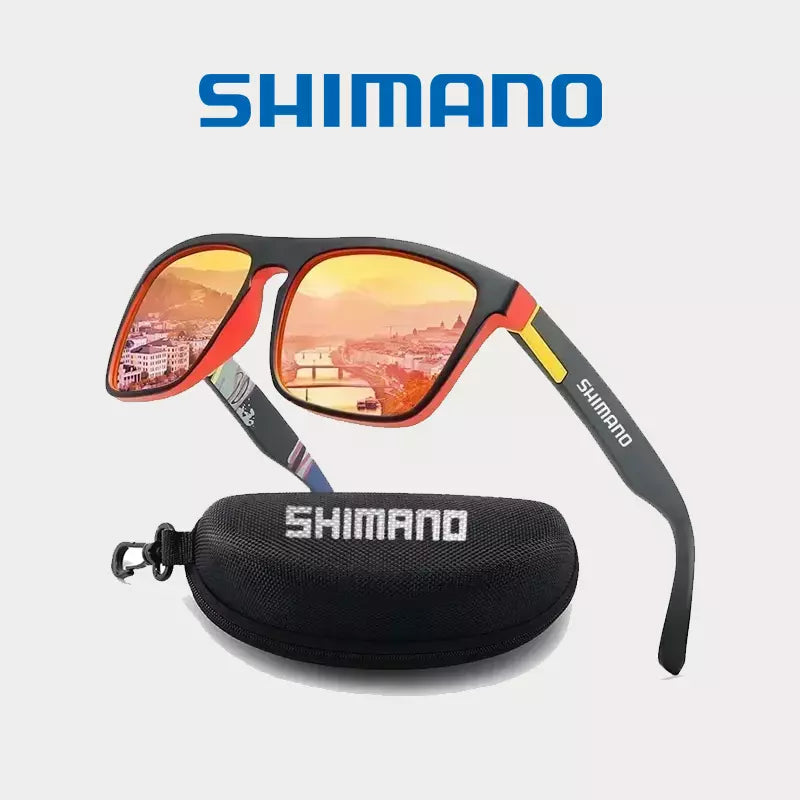 Óculos de sol polarizado Shimano proteção UV400