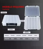 Caixa Porta Iscas Taiyu Resistente a água com Armazenamento de Iscas Grandes - Imagem 4